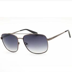 Kenneth Cole Dark Gray Aviator Sunglasses